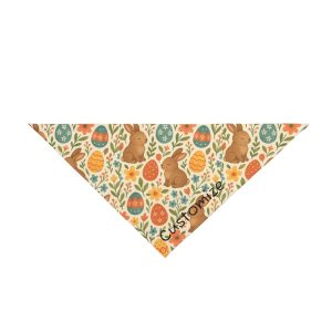 Customizable Easter Pet Bandana, Cute Dog Accessory, Spring Pet Outfit, Personalized Pet Gift, Holiday Pet Fashion