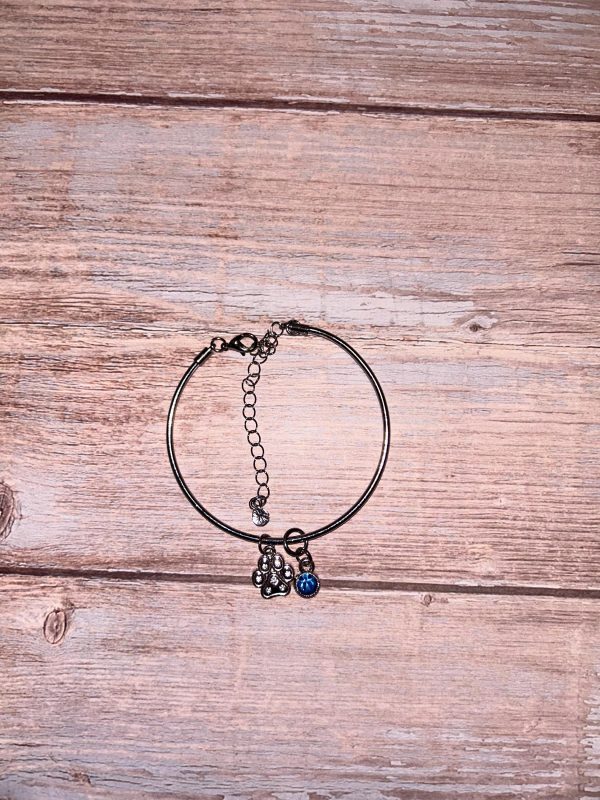 paw print gemstone bracelets