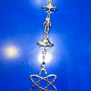 outer space car charm