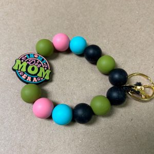 in my dog mom era key wristlet