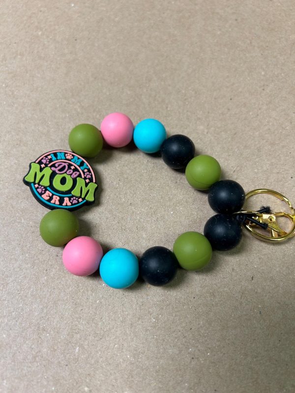 in my dog mom era key wristlet