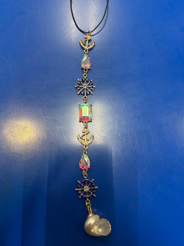 ocean theme rearview mirror charm