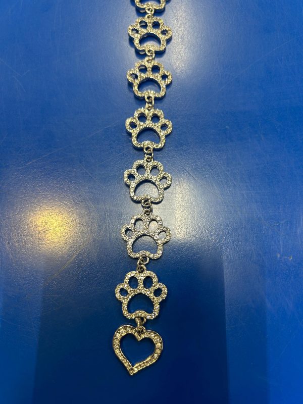 paw print rear view mirror charm