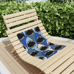 Fun Shark Beach Towels, Cute Beach Accessories, Summer Swim Gear, Poolside Necessities, Great for Kids