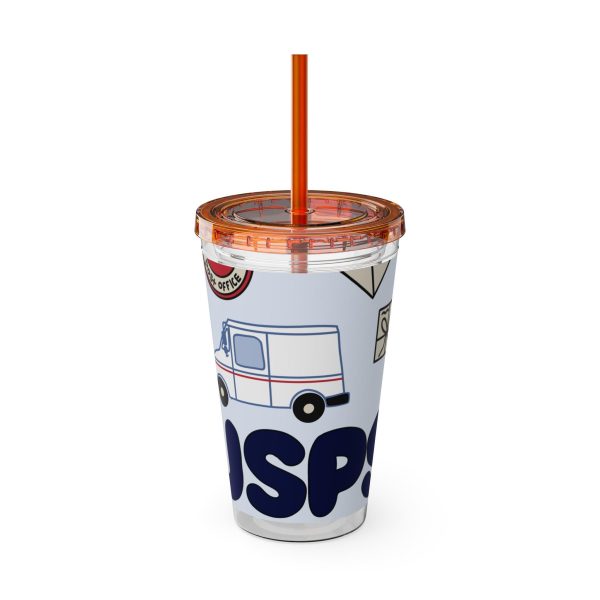 Sunsplash Tumbler with Straw, 16oz