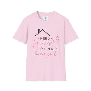 Chic Home Girl T-Shirt, Realtor Gift, Real Estate Lover Tee, Home Buyer Shirt, Funny Gift for Friends, Casual Everyday Wear