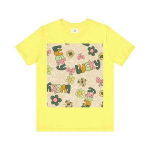 Lucky Charm Unisex Tee, St. Patrick's Day Shirt, Casual Wear, Spring Fashion, Gift for Friends, Fun Graphic Tee, Lucky T-Shirt