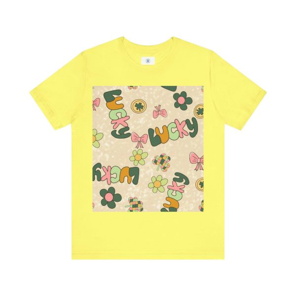 Lucky Charm Unisex Tee, St. Patrick's Day Shirt, Casual Wear, Spring Fashion, Gift for Friends, Fun Graphic Tee, Lucky T-Shirt