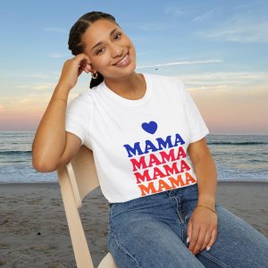 Mama Love Unisex T-Shirt - Perfect for Mother's Day, Gifts, Family Gatherings, Casual Wear, Birthdays, Celebrations