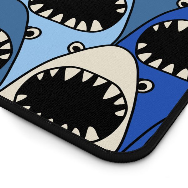 Customize Me! Shark-Themed Desk Mat | Unique Office Decor, Gamer Gift, Personalized Workstation, Fun Gift for Kids, Underwater Theme