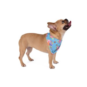 Custom Floral Pet Bandana | Personalized Dog Bandana for Pets | Ideal for Birthdays, Weddings, Holidays, Summer