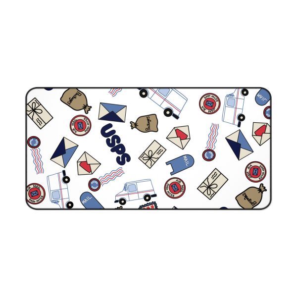 Mail Themed Desk Mat - Cute Office Decor, Great for USPS Enthusiasts, Postal Service Gifts, Home Office, Desk Accessories - Image 9