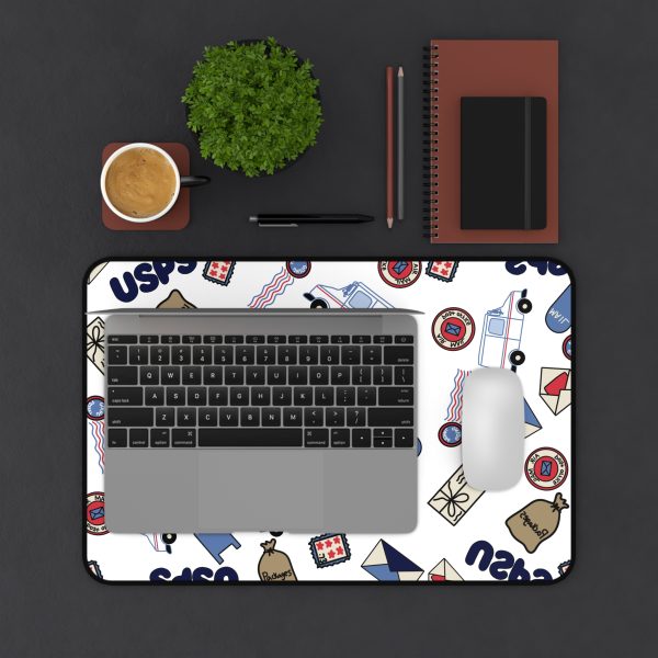 Mail Themed Desk Mat - Cute Office Decor, Great for USPS Enthusiasts, Postal Service Gifts, Home Office, Desk Accessories - Image 3